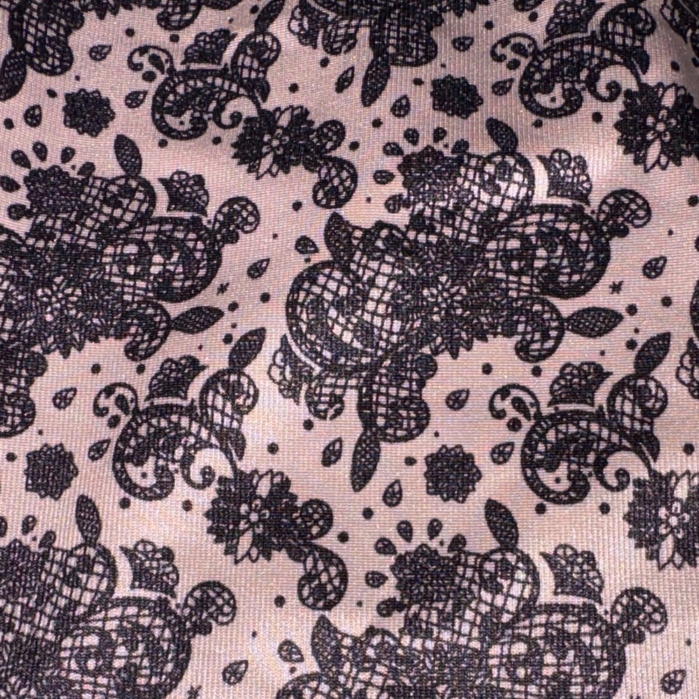 Ruby Ribbon Black And White Patterned Camisole Or… - image 3